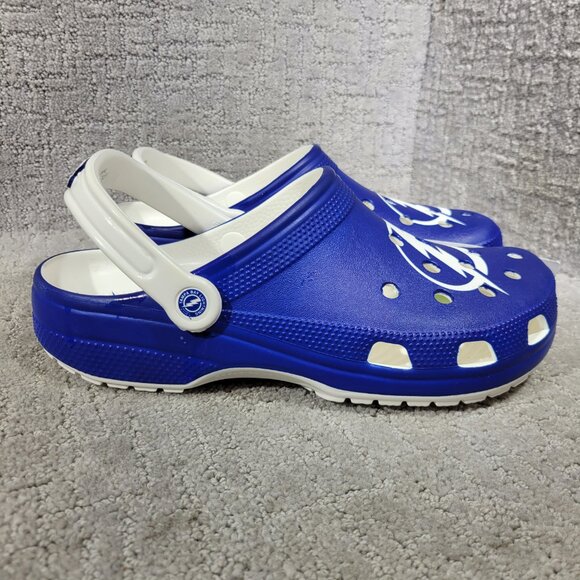 Crocs NHL Tampa Bay Lightning Classic Clogs Unisex Men's Size 9 Women's Size 11 - Picture 2 of 9